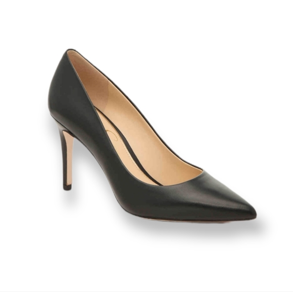 Jessica Simpson Shoes - Jessica Simpson Carpena Black Leather Pumps